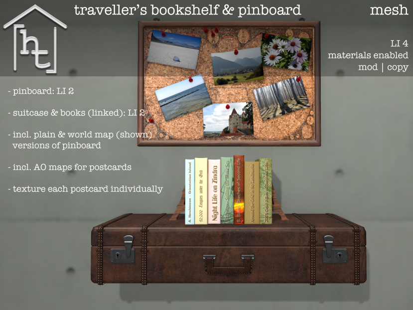 [ht home] travellers bookshelf & pinboard 4-3