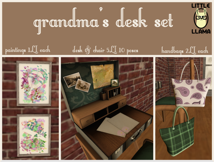 Little Llama - Grandma's Desk