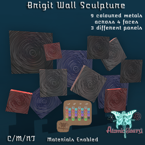 Atomic Faery - Brigit Wall Sculpture