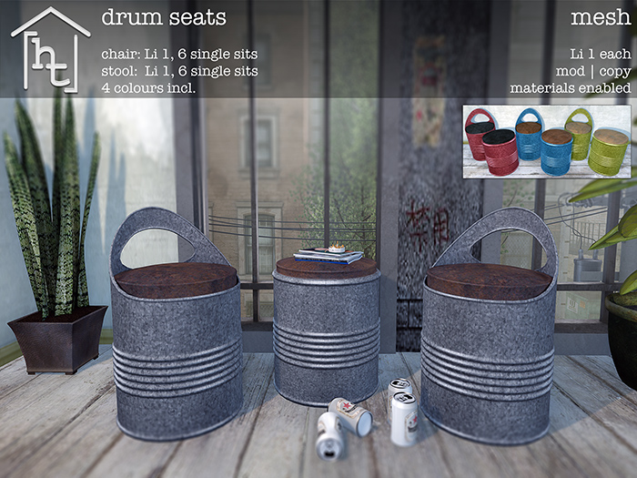 [ht home] drum seats 4-3